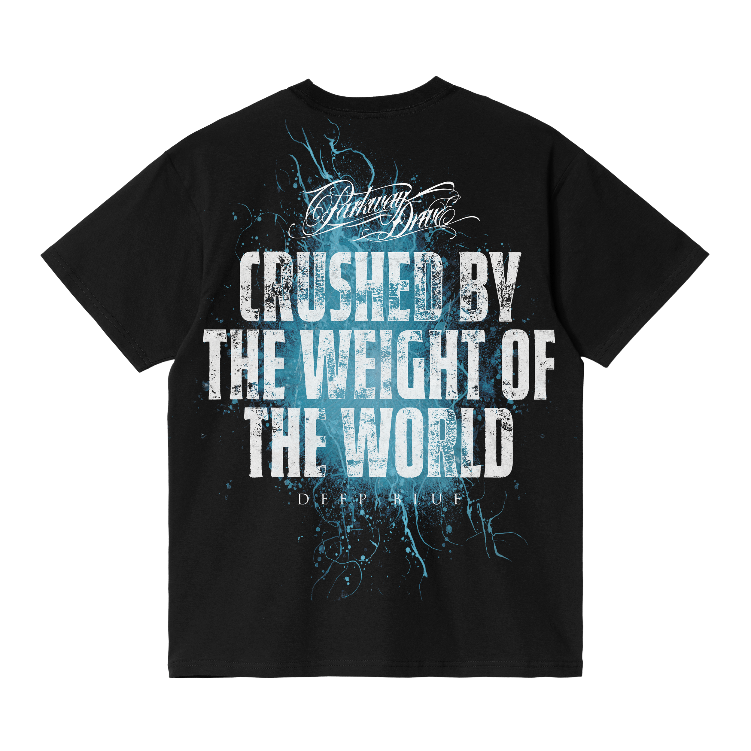 Deep Blue Crushed T-Shirt
