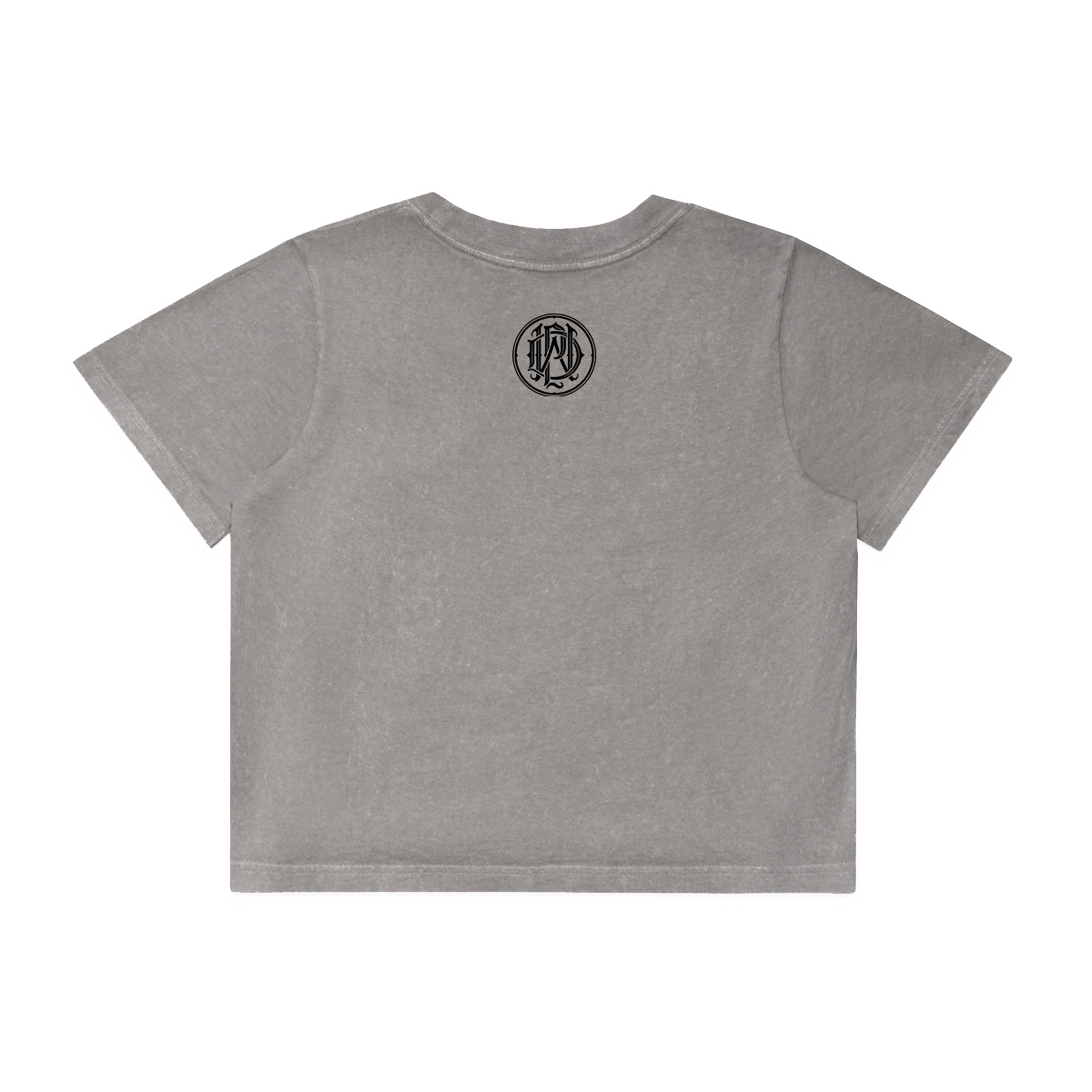 Death Metal Logo Women's Heavyweight Crop T-Shirt