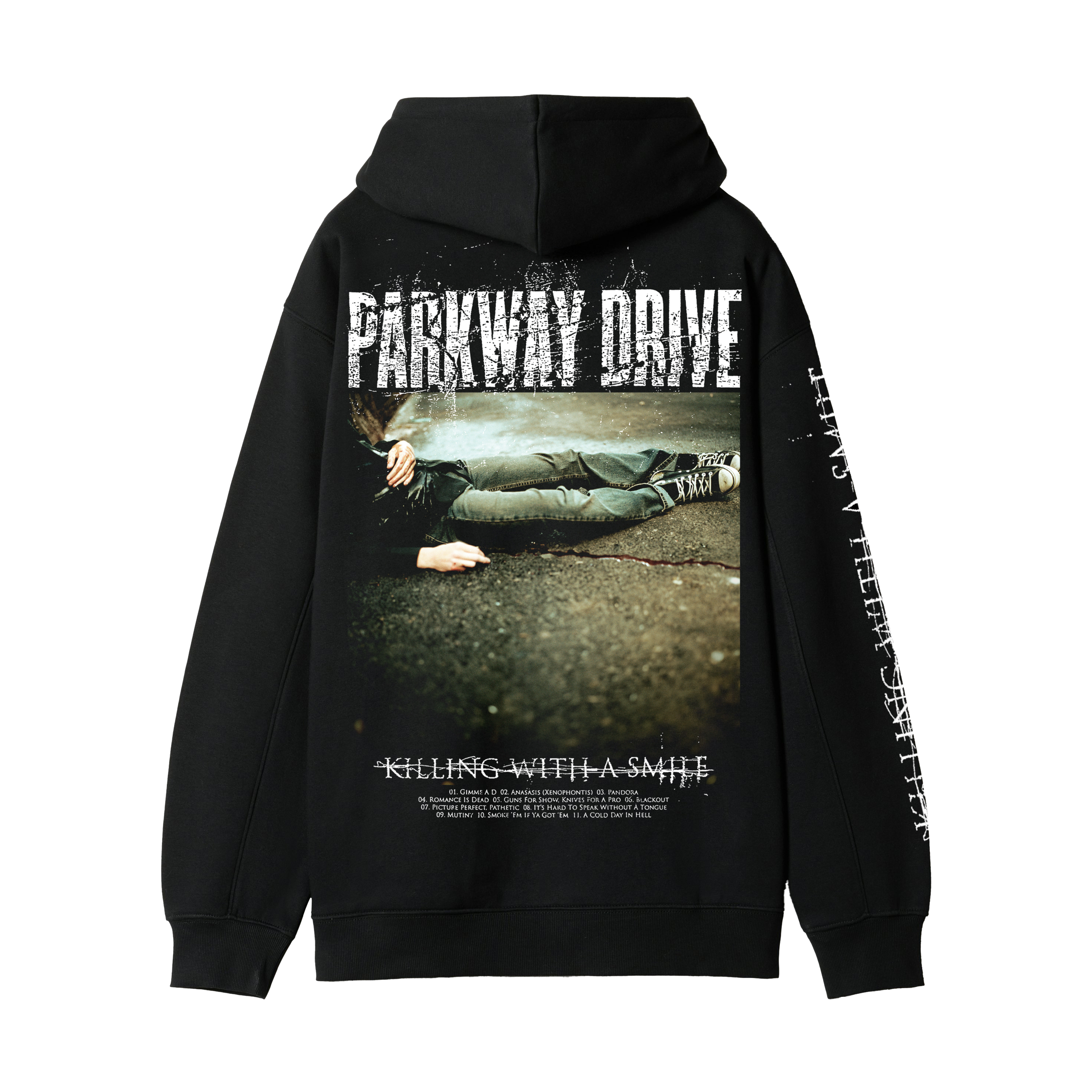 KWAS 20 Year Anniversary - Killing With A Smile Hoodie & Vinyl Bundle