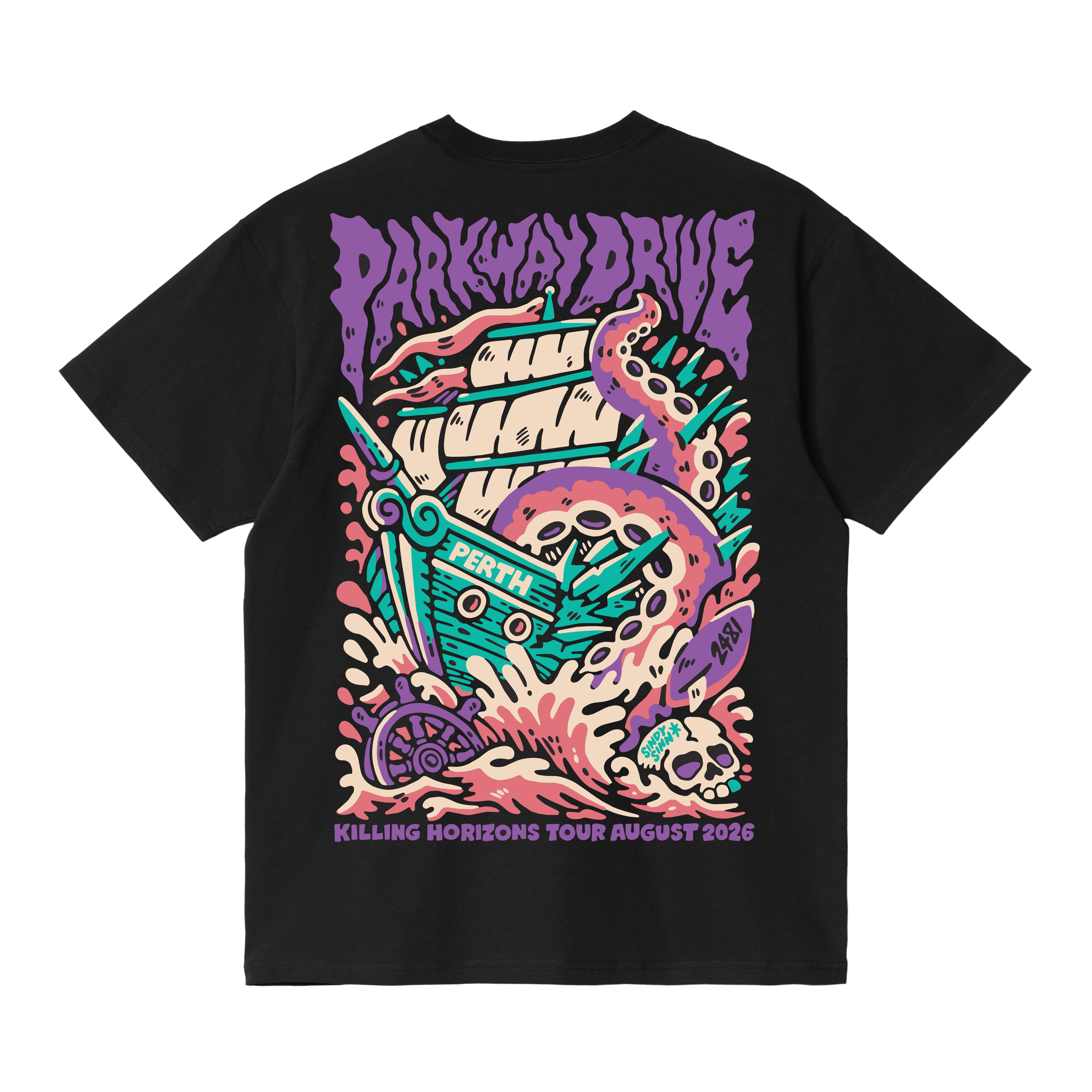 Killing Horizons - Octopus Perth T-Shirt
