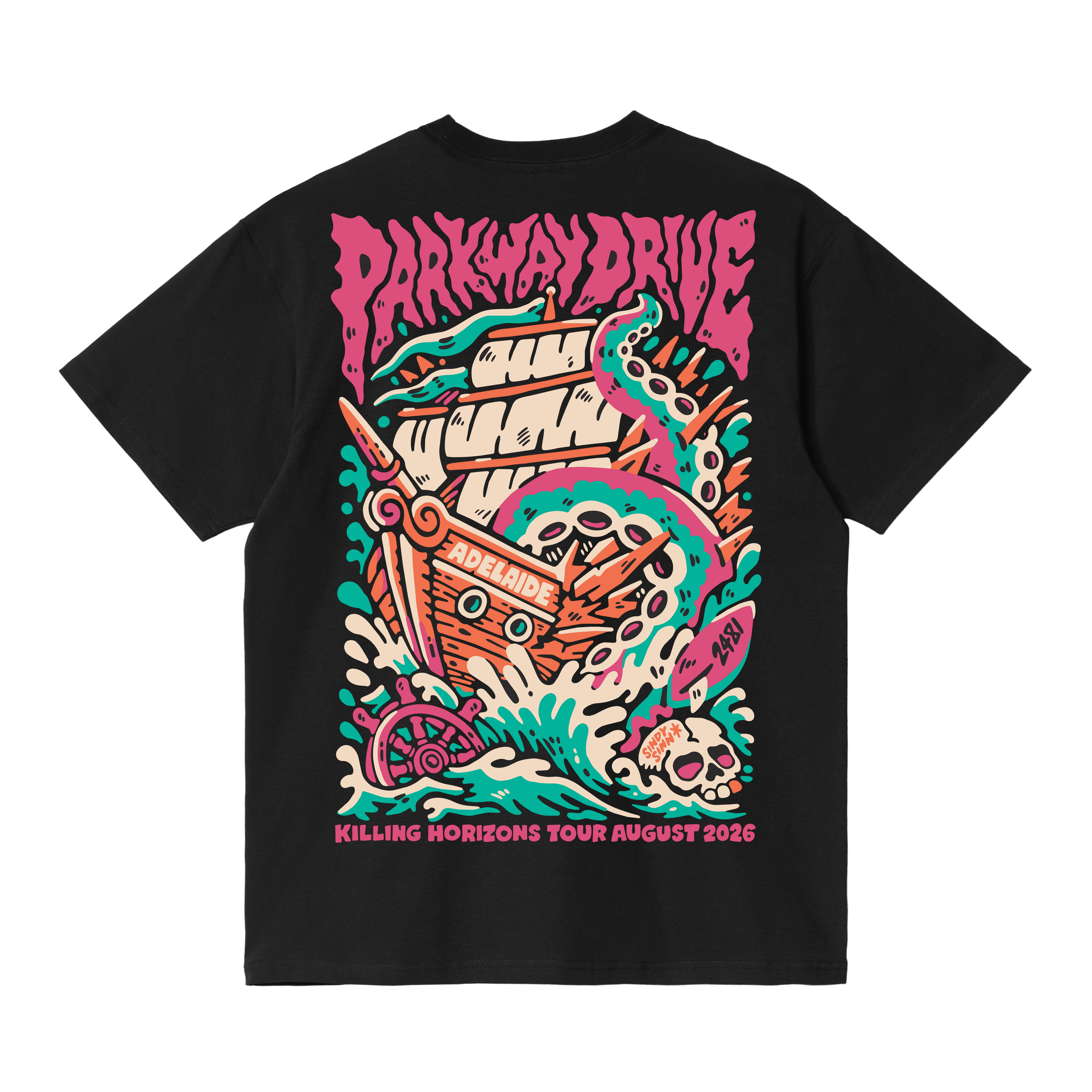 Killing Horizons - Octopus Adelaide T-Shirt