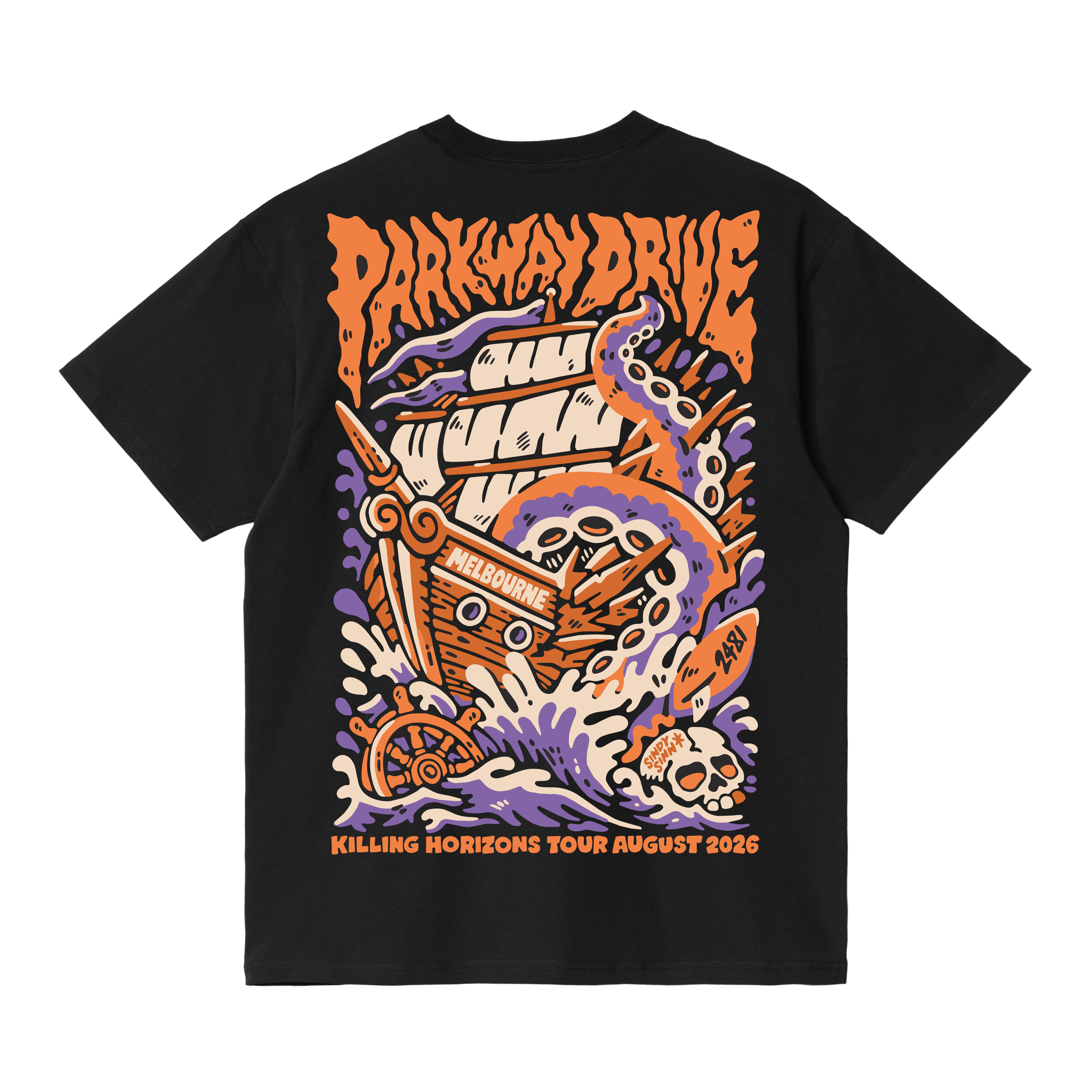 Killing Horizons - Octopus Melbourne T-Shirt